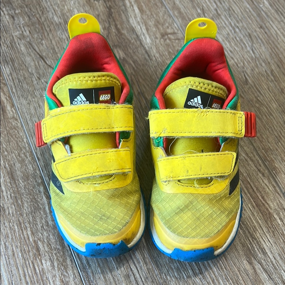 Adidas Kids Yellow LEGO Shoes